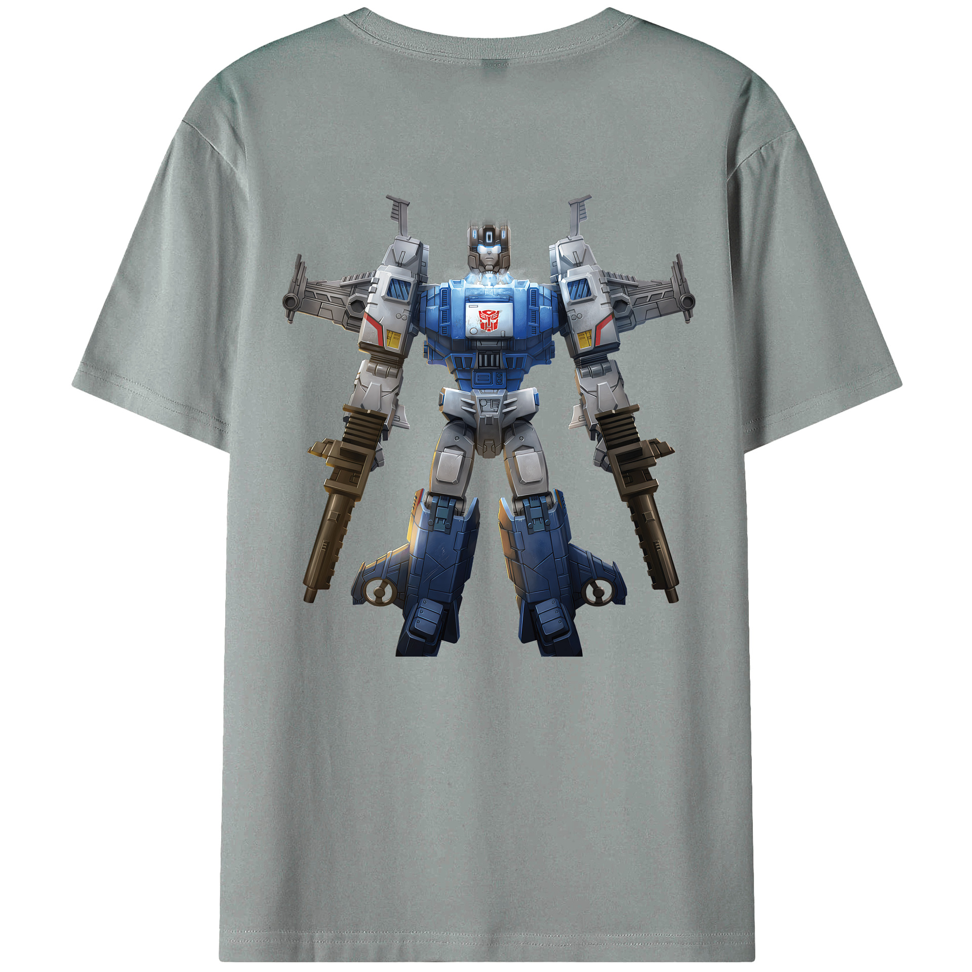 （画像用） Transformers トランスフォーマー 綿100％ メンズ半袖Tシャツ（バックプリント） 通気性